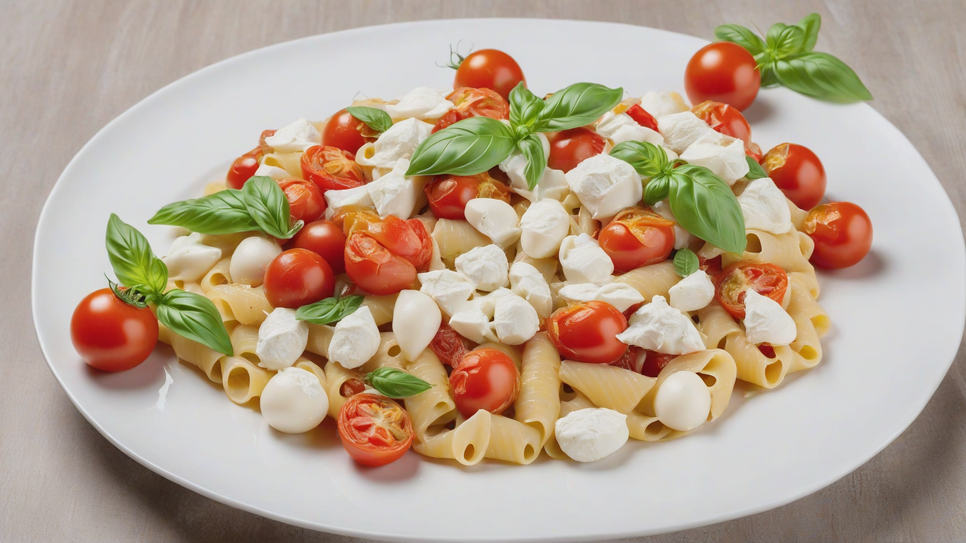 Pasta pomodorini e mozzarella